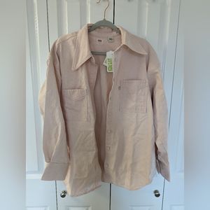 NWT Levi's Fresh Pastel Pink Shacket